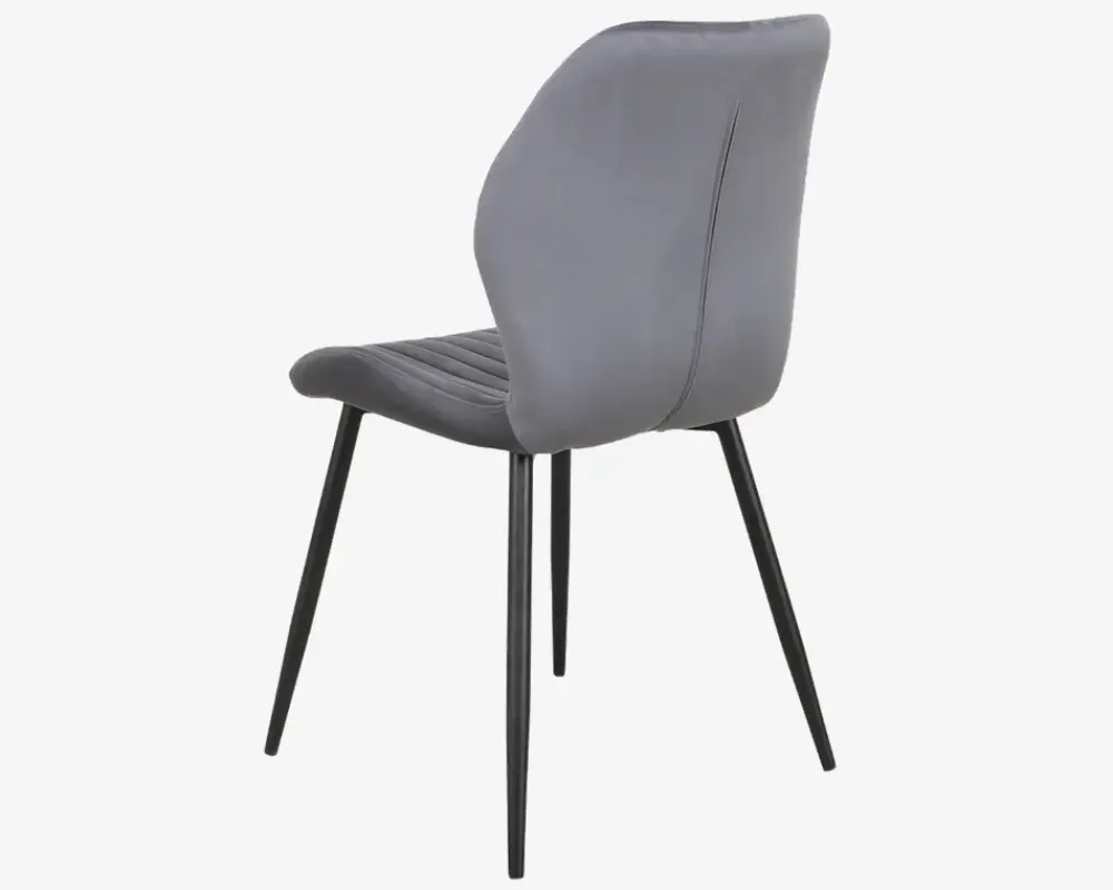 Best Daells Bolighus Spisebordsstol i velour Grå