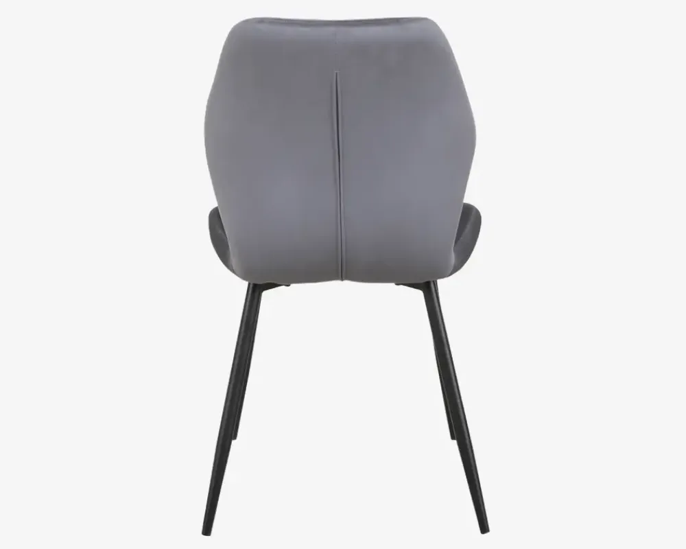 Best Daells Bolighus Spisebordsstol i velour Grå