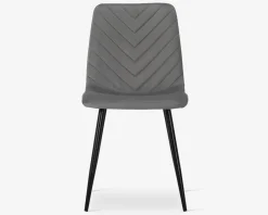 New Daells Bolighus Spisebordsstol i velour Grå