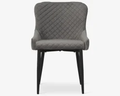 Hot Daells Bolighus Spisebordsstol i velour Grå