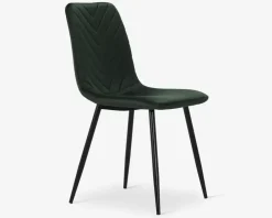 Outlet Daells Bolighus Spisebordsstol i velour Grøn
