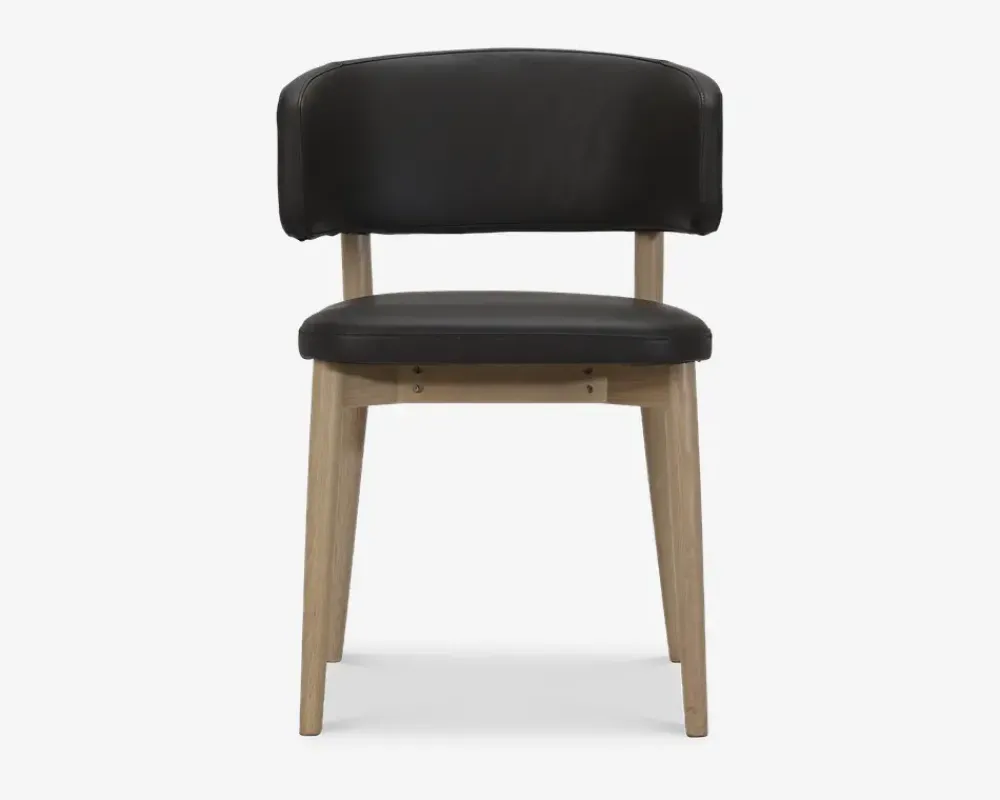 Daells Bolighus Spisebordsstol i læder med armlæn