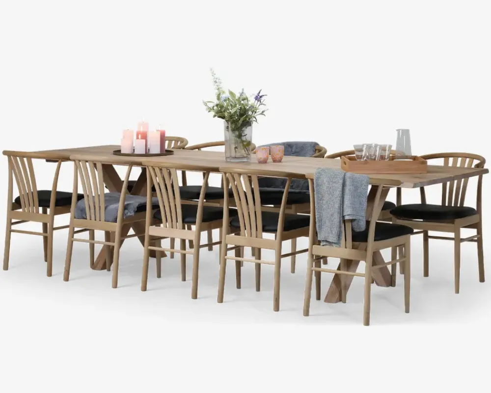 Clearance Daells Bolighus Spisebordsstol i massiv eg