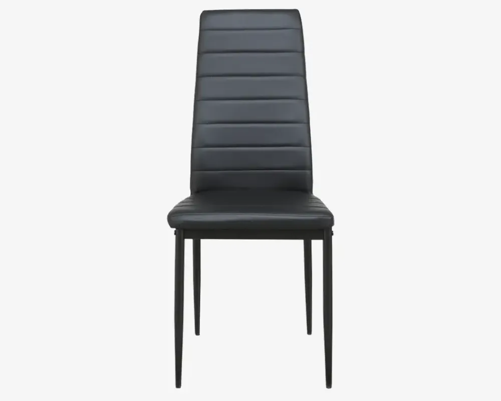 Discount Daells Bolighus Spisebordsstol i sort kunstlæder