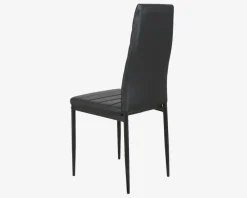 Discount Daells Bolighus Spisebordsstol i sort kunstlæder