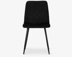 Daells Bolighus Spisebordsstol i velour Sort