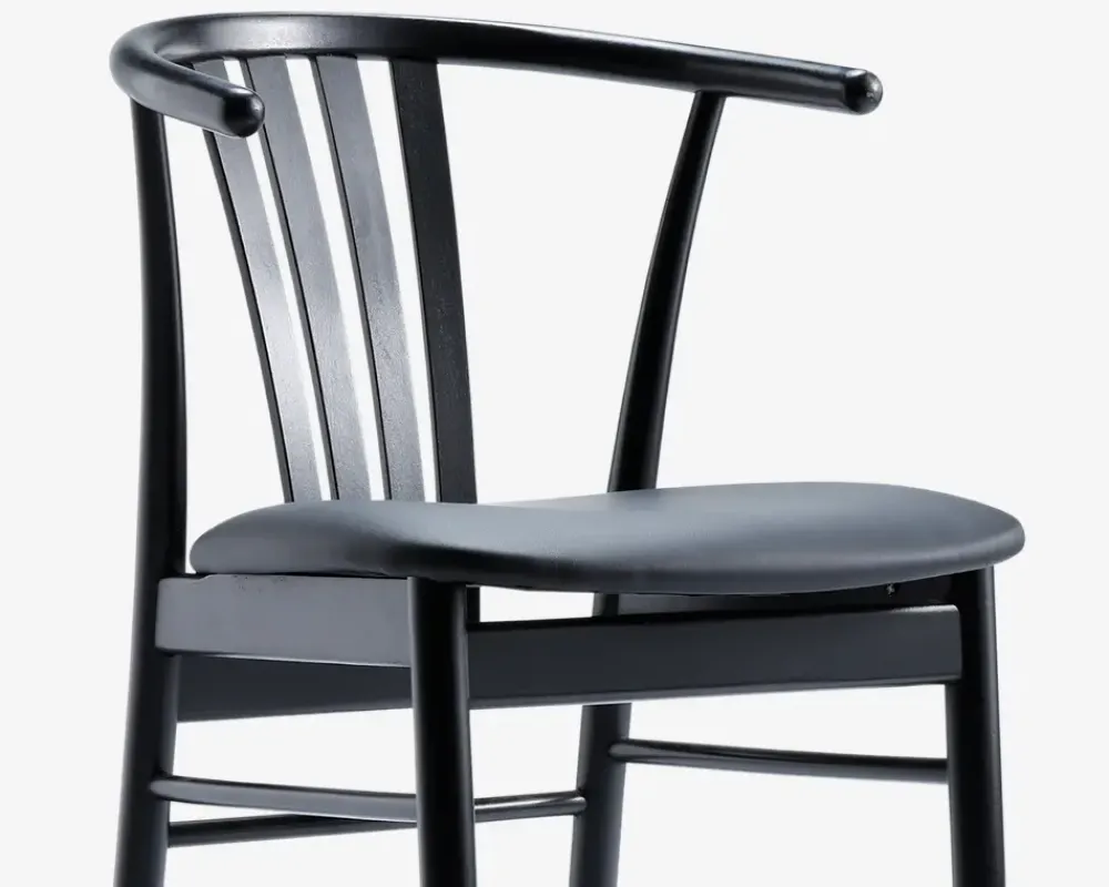 Sale Daells Bolighus Spisebordsstol i sortlakeret bøg