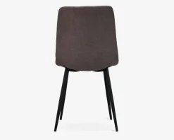 Daells Bolighus Spisebordsstol i taupe farvet møbelstof