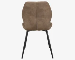 Online Daells Bolighus Spisebordsstol med antikt look på stoffet Brun