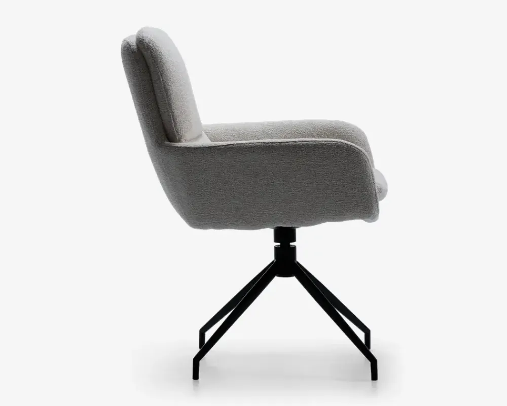 Daells Bolighus Spisebordsstol med armlæn og rotation