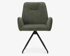 Outlet Daells Bolighus Spisebordsstol med armlæn i grøn