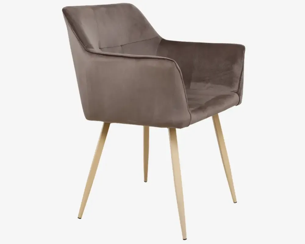 Daells Bolighus Spisebordsstol med armlæn i beige