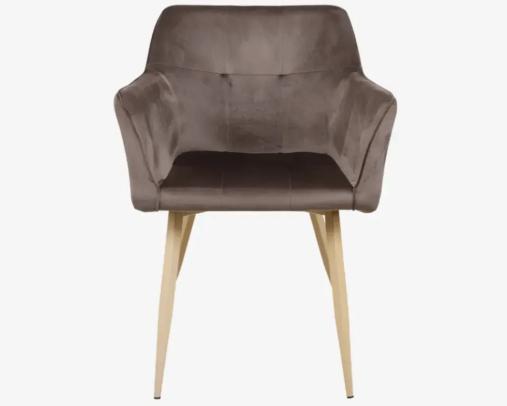 Daells Bolighus Spisebordsstol med armlæn i beige