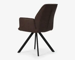 Hot Daells Bolighus Spisebordsstol med armlæn Brun