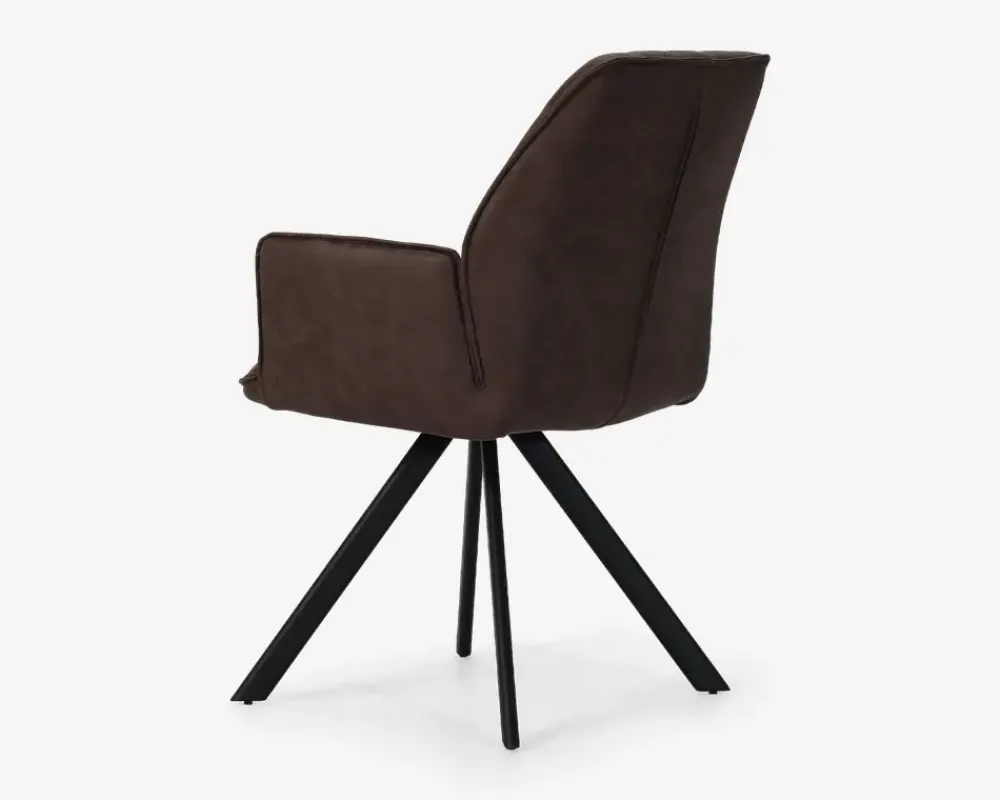 Hot Daells Bolighus Spisebordsstol med armlæn Brun