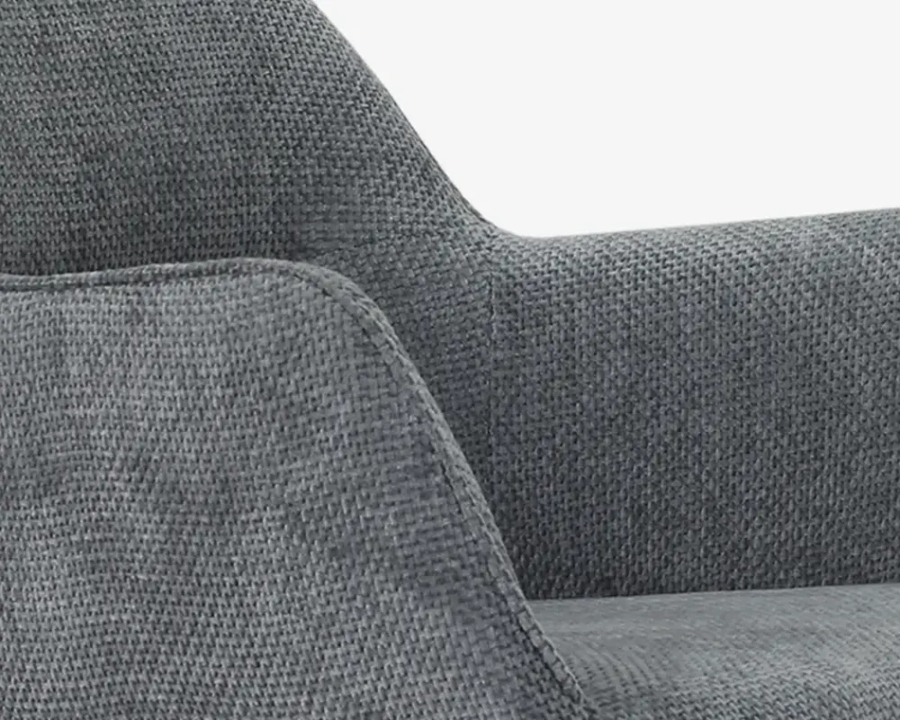 Hot Daells Bolighus Spisebordsstol med armlæn i lys grå