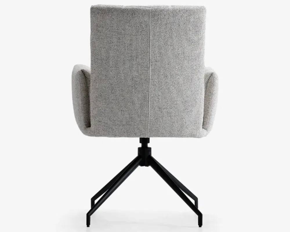 Hot Daells Bolighus Spisebordsstol med armlæn i beige stof