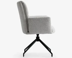 Hot Daells Bolighus Spisebordsstol med armlæn i beige stof