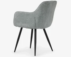 Outlet Daells Bolighus Spisebordsstol med armlæn i lysegrøn