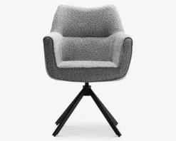 Hot Daells Bolighus Spisebordsstol med armlæn grå