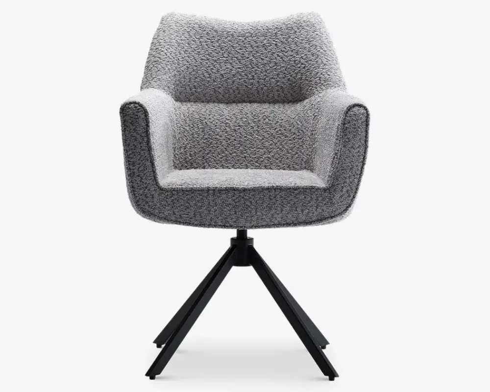 Hot Daells Bolighus Spisebordsstol med armlæn grå