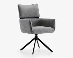 New Daells Bolighus Spisebordsstol med armlæn i grå