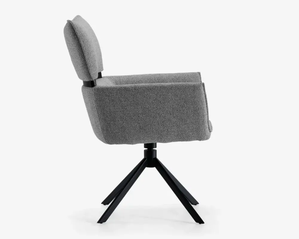 New Daells Bolighus Spisebordsstol med armlæn i grå