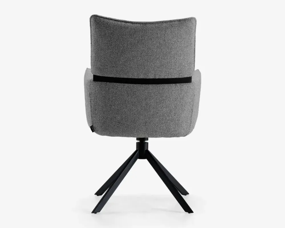 New Daells Bolighus Spisebordsstol med armlæn i grå