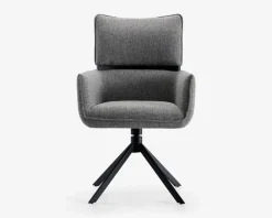 New Daells Bolighus Spisebordsstol med armlæn i grå