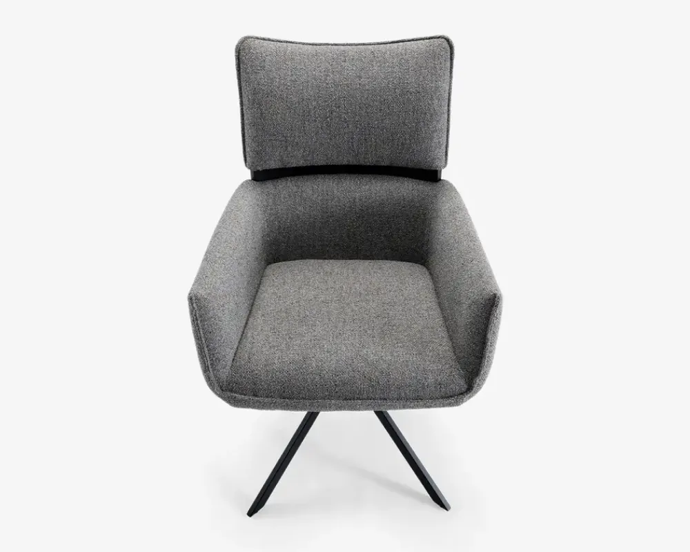 New Daells Bolighus Spisebordsstol med armlæn i grå