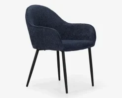 Clearance Daells Bolighus Spisebordsstol med armlæn i Blå