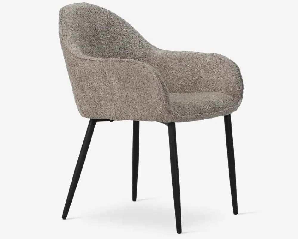 Hot Daells Bolighus Spisebordsstol med armlæn i Beige