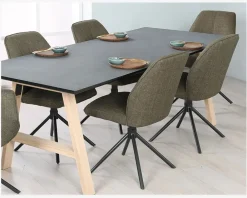 Sale Daells Bolighus Spisebordsstol med drejestel Grøn