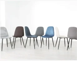 Outlet Daells Bolighus Spisebordsstol med god komfort Grå