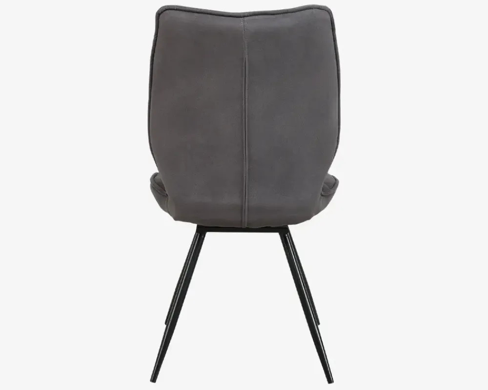 Discount Daells Bolighus Spisebordsstol Navarra mørk med drejstel Grå