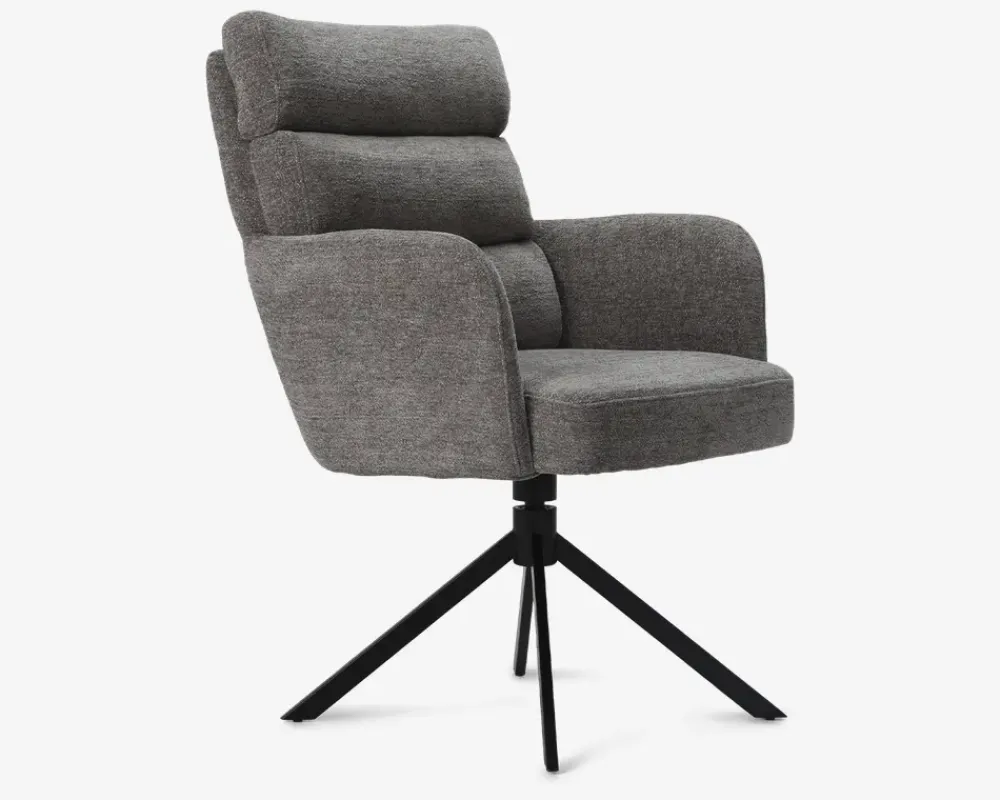 Sale Daells Bolighus Spisebordstol med armlæn grå