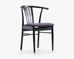 Best Daells Bolighus Spisestuestol i sortlakeret bøg