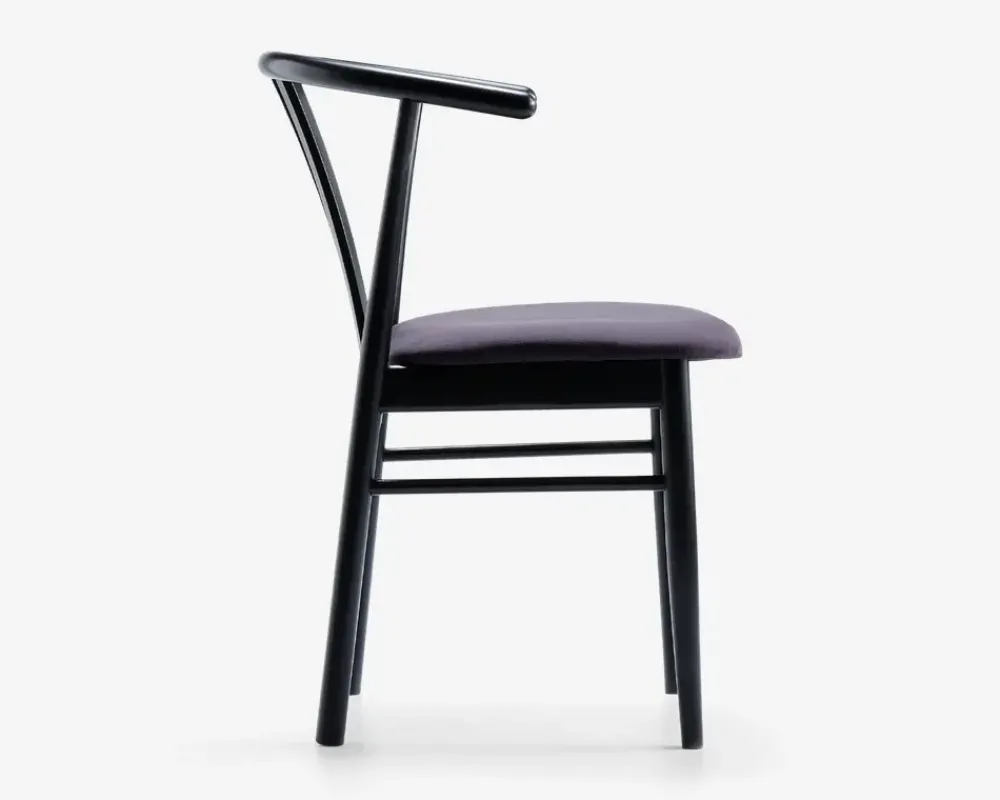 Best Daells Bolighus Spisestuestol i sortlakeret bøg