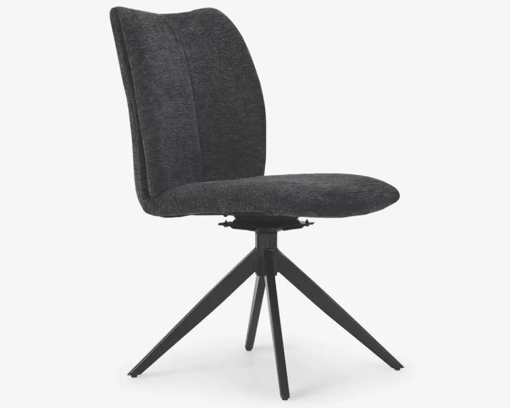 New Daells Bolighus Spisestuestol med drejestel i grå