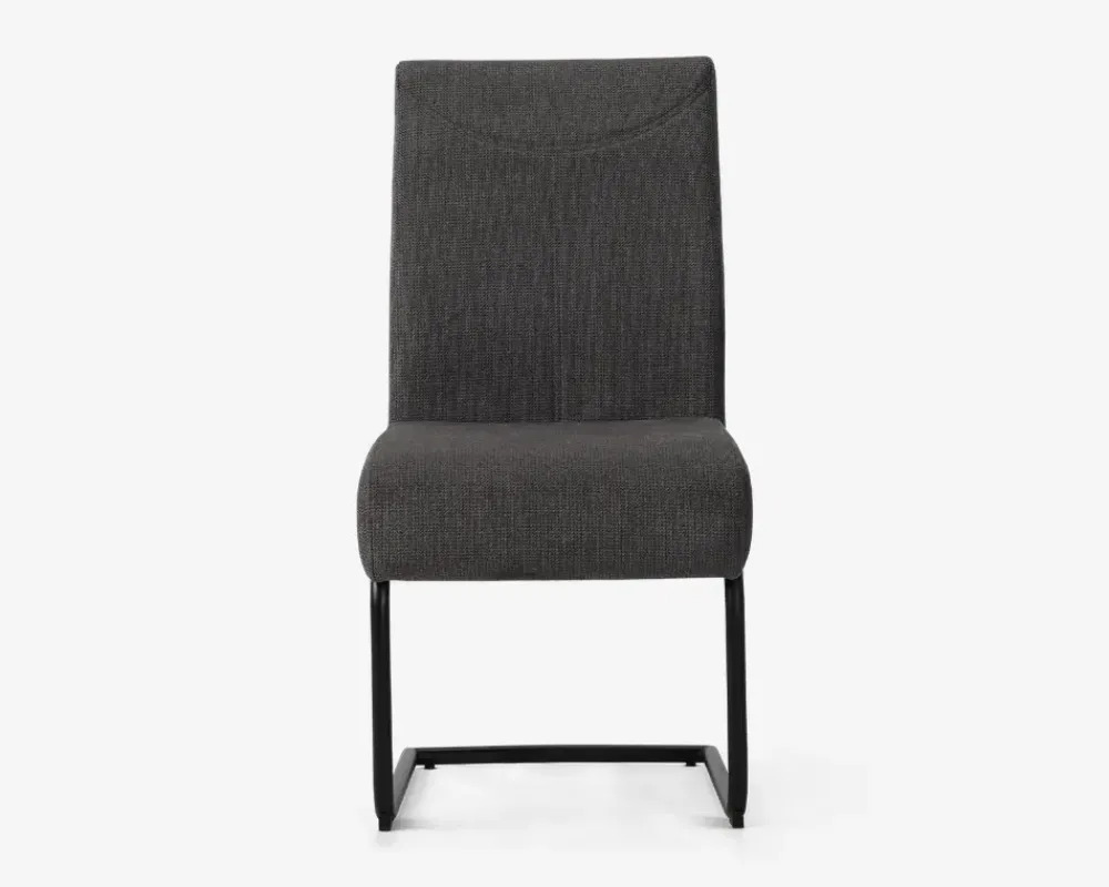 Daells Bolighus Spisestuestol posefjedre i sædet antracit