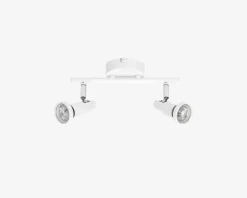 Daells Bolighus Spot 2xGU10 hvid L.25,6 cm