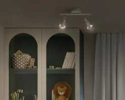 Daells Bolighus Spot 2xGU10 hvid L.25,6 cm