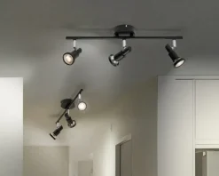 Daells Bolighus Spot 3xGU10 sort L.48,6 cm