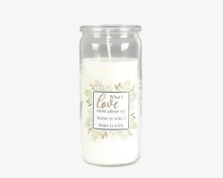 Sale Daells Bolighus Stearinlys i glas Hvid