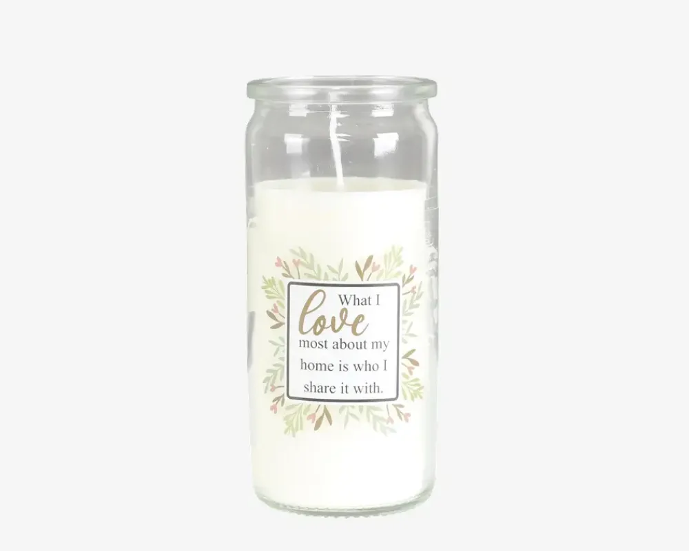 Sale Daells Bolighus Stearinlys i glas Hvid