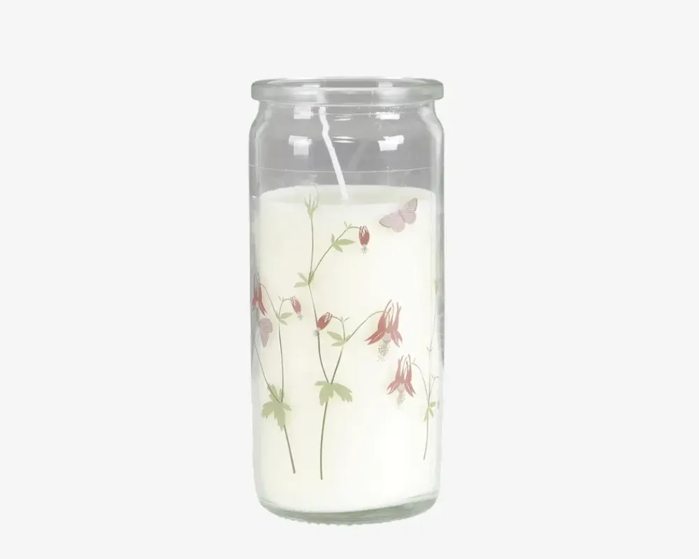 Clearance Daells Bolighus Stearinlys i glas Hvid