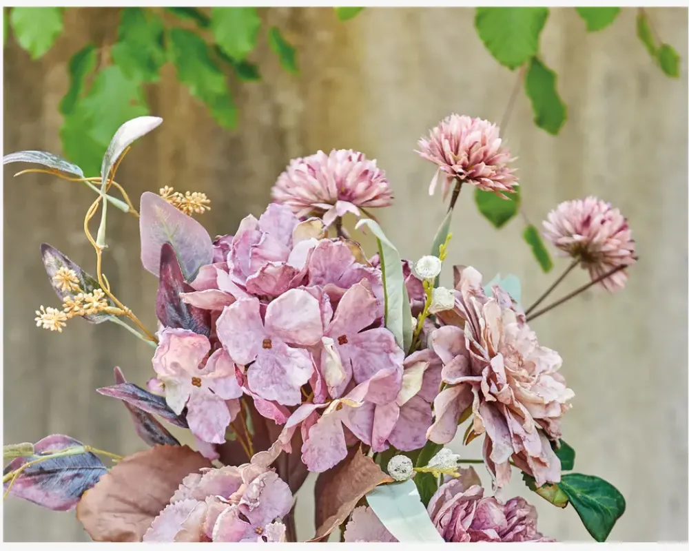 Hot Daells Bolighus Stilk Krysantemum Lyserød H.53 cm