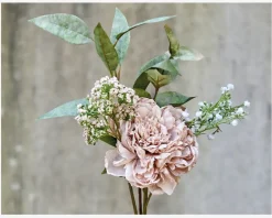 Clearance Daells Bolighus Stilk Pæon H.30 cm Lyserød