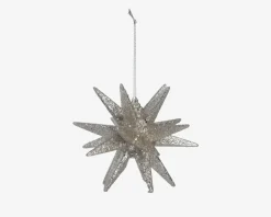 Online Daells Bolighus Stjerne M. Glitter Guld Ø.11cm