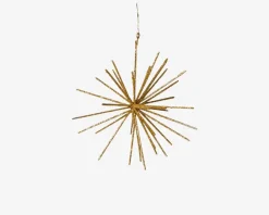 Sale Daells Bolighus Stjerne M.Snor Guld Ø.10cm